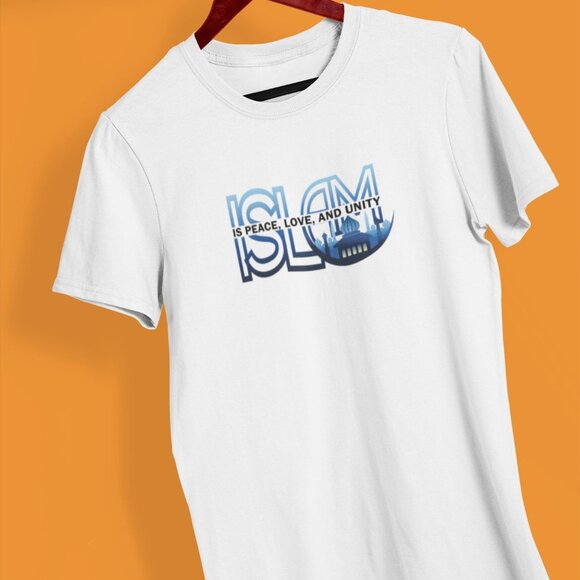 Islam is Love, Unity and Peace Shirt | Islam Statement Shirt Ramadan Shirt - Picture 1 of 10